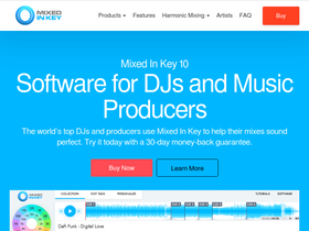 'mixedinkey.com' screenshot