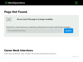 'mockquestions.com' screenshot