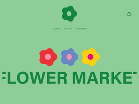 flowermarket.art homepage screenshot