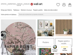'wall-art.fr' screenshot