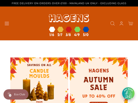 Hagens Bees Limited website screenshot