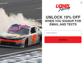 'lionelracing.com' screenshot