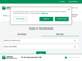 'arval.it' screenshot