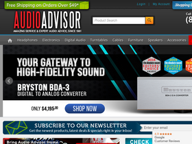 'audioadvisor.com' screenshot