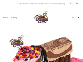 northwestfudgefactory.com homepage screenshot
