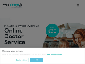 'webdoctor.ie' screenshot