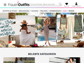 'frauenoutfits.de' screenshot