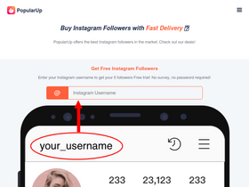 'popularup.com' screenshot