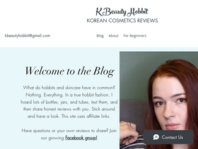 'kbeautyhobbit.com' screenshot