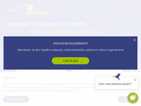 'iospedisco.it' screenshot