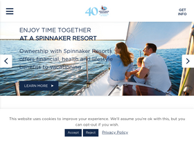 'spinnakerresorts.com' screenshot