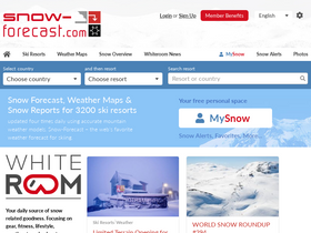 'es.snow-forecast.com' screenshot