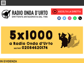 'radiondadurto.org' screenshot