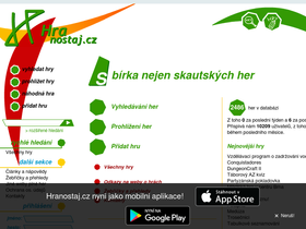'hranostaj.cz' screenshot