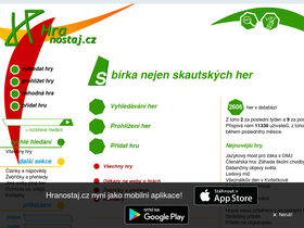 'hranostaj.cz' screenshot