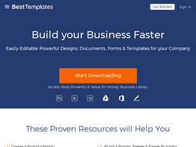 'besttemplates.com' screenshot