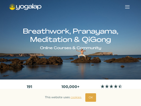 'yogalap.com' screenshot