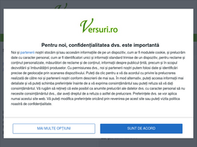 'versuri.ro' screenshot