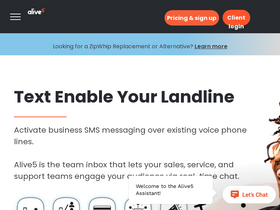 'alive5.com' screenshot