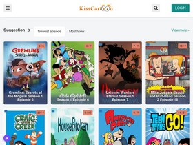 'kisscartoon.xyz' screenshot