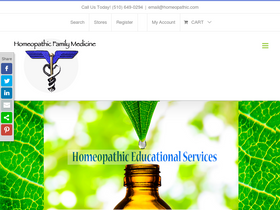 'homeopathic.com' screenshot