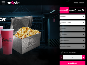 'movie.com.uy' screenshot