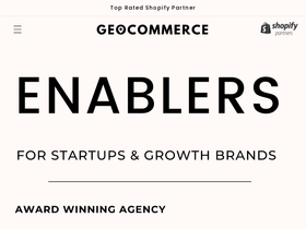 Geocommerce website screenshot