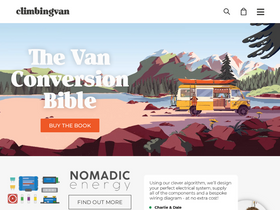 'climbingvan.co.uk' screenshot