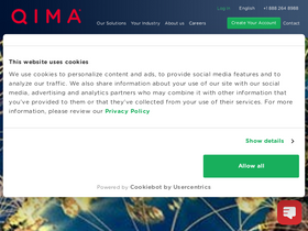 'qima.com' screenshot