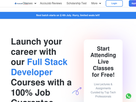 'acciojob.com' screenshot