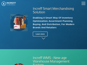 'increff.com' screenshot