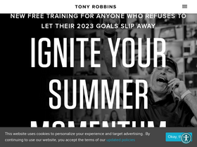 'core.tonyrobbins.com' screenshot