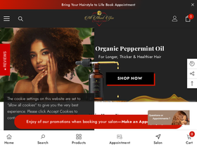 aaybeauty.com homepage screenshot