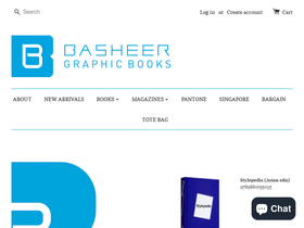basheergraphic.com homepage screenshot