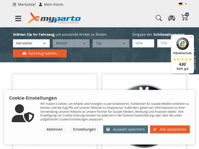 'myparto.com' screenshot