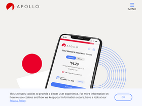 'apollocover.com' screenshot