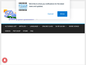 'pianodaddy.com' screenshot