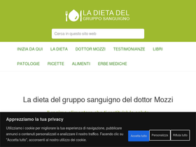 'dietagrupposanguigno.it' screenshot