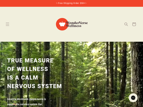 wonderversewellness.com homepage screenshot