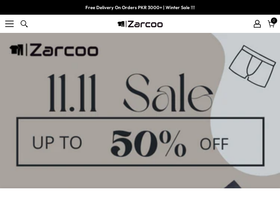 zarcoo.com homepage screenshot
