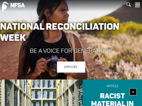 'nfsa.gov.au' screenshot