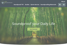 'zensoundproof.com' screenshot