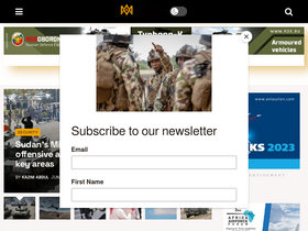 'military.africa' screenshot