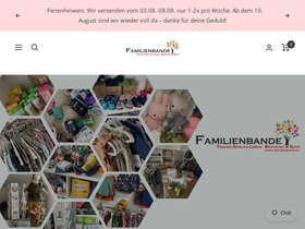 familien-bande.ch homepage screenshot