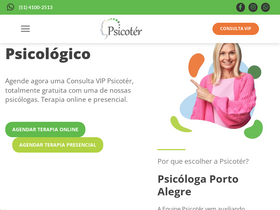 'psicoter.com.br' screenshot