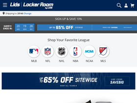'lids.com' screenshot