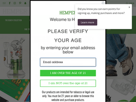 'hemper.co' screenshot