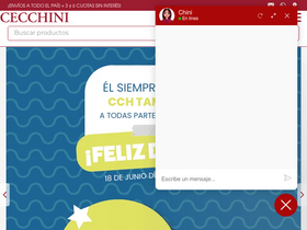 'cecchini.com.ar' screenshot