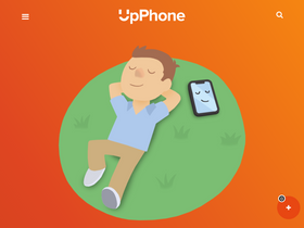'upphone.com' screenshot