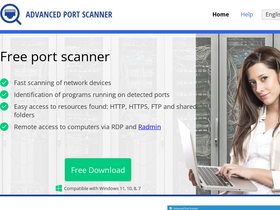 'advanced-port-scanner.com' screenshot